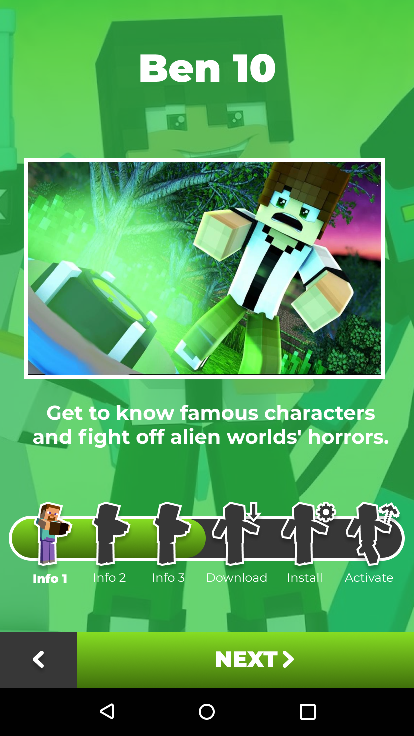 اسکرین شات 6 برنامه BEN 10 mod for Minecraft PE