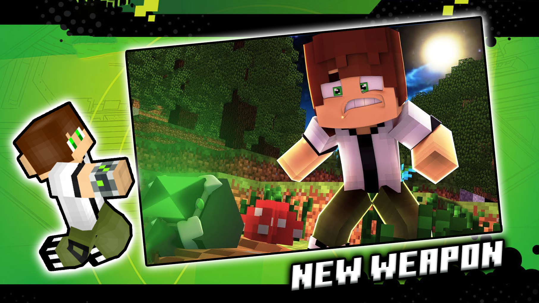 اسکرین شات 3 برنامه BEN 10 mod for Minecraft PE
