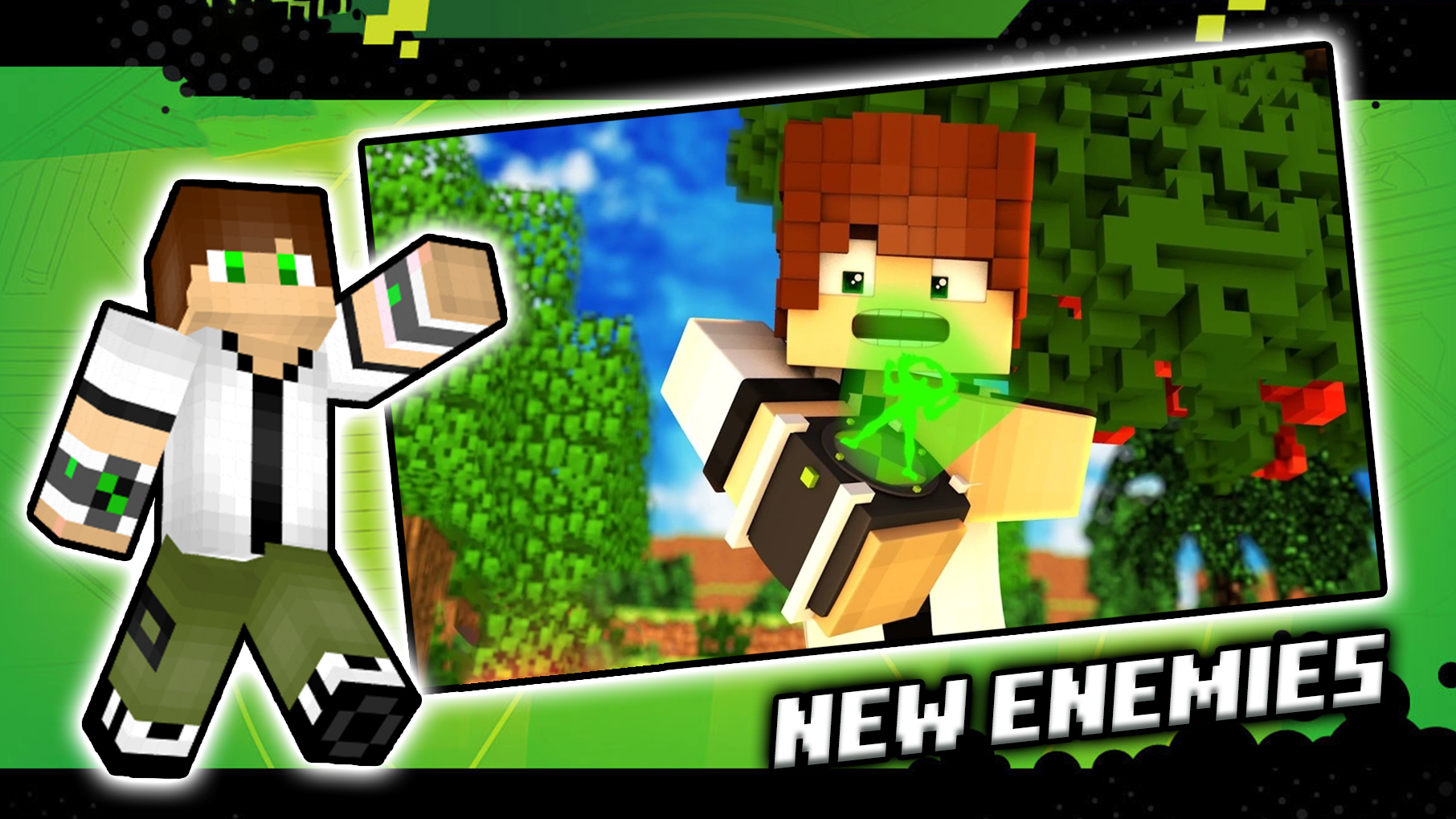 اسکرین شات 4 برنامه BEN 10 mod for Minecraft PE