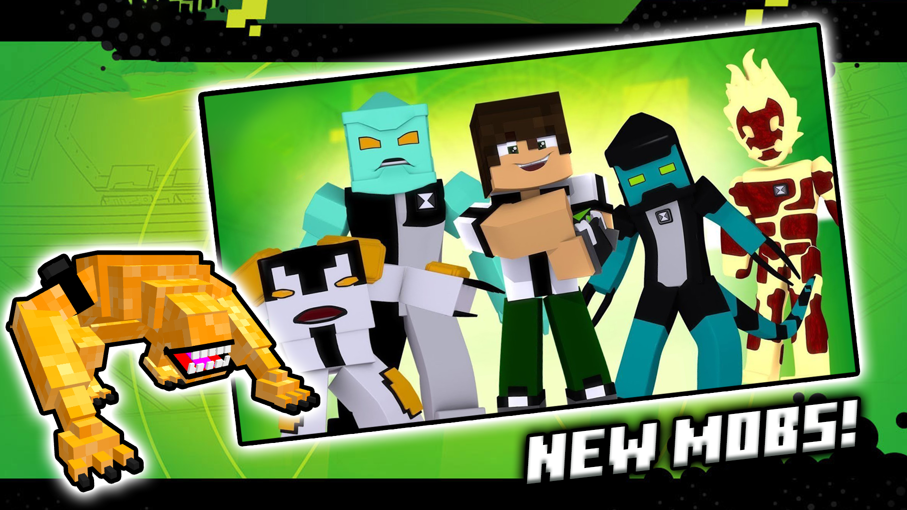 اسکرین شات 2 برنامه BEN 10 mod for Minecraft PE