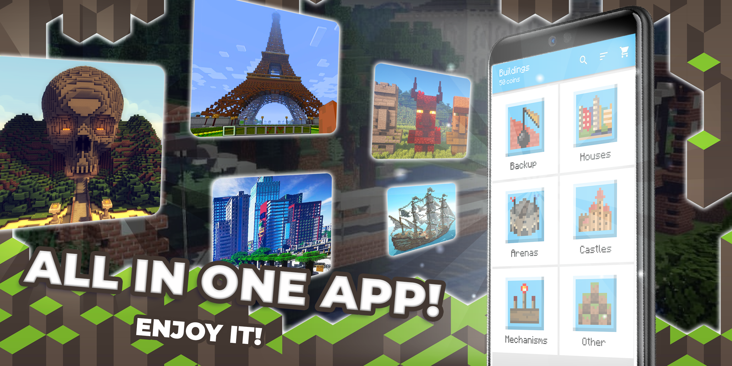 اسکرین شات 5 برنامه Building Craft for Minecraft