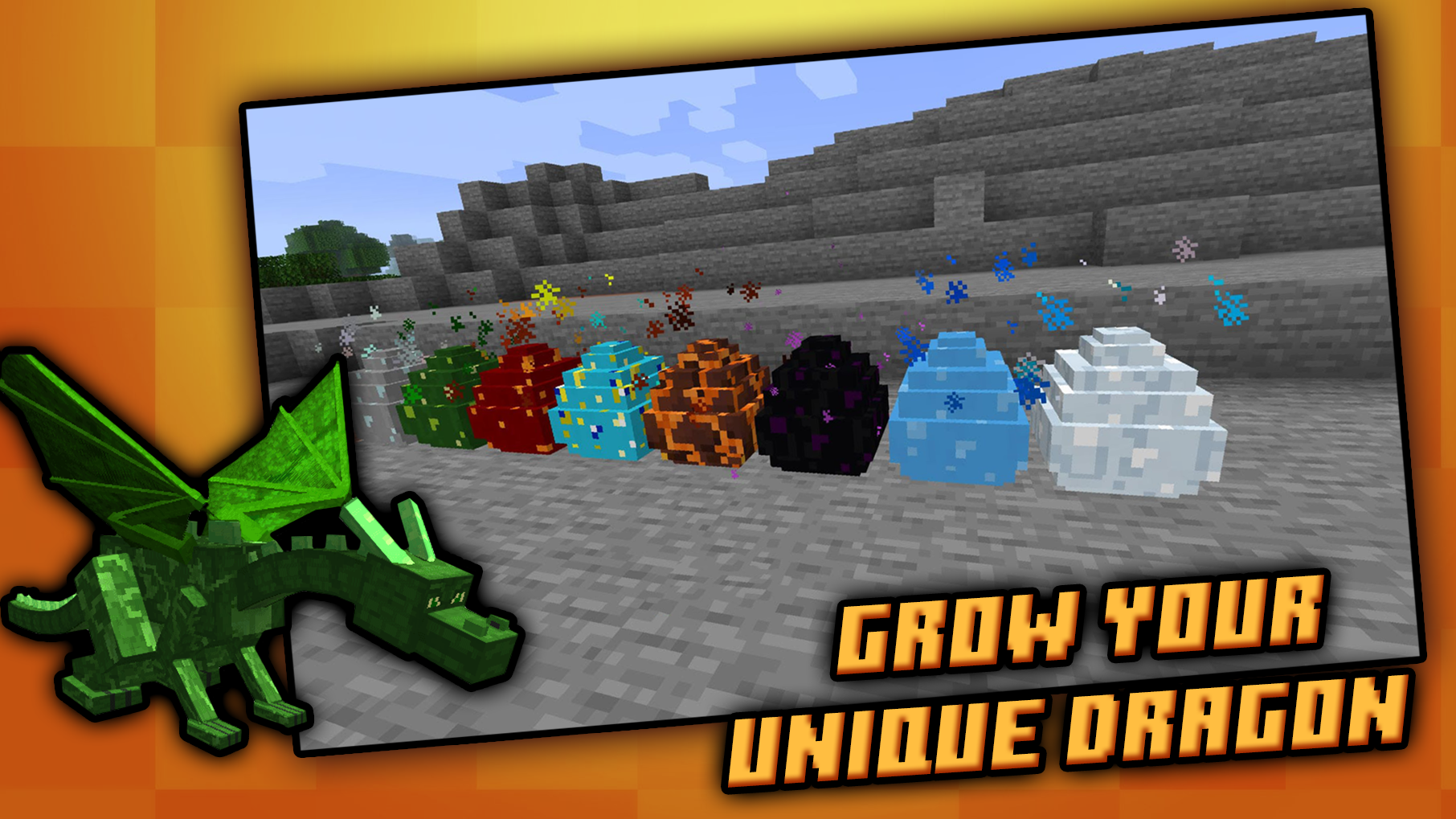 اسکرین شات 1 برنامه DRAGONS mod for Minecraft PE