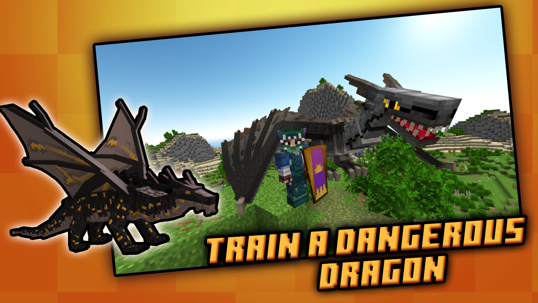 اسکرین شات 4 برنامه DRAGONS mod for Minecraft PE