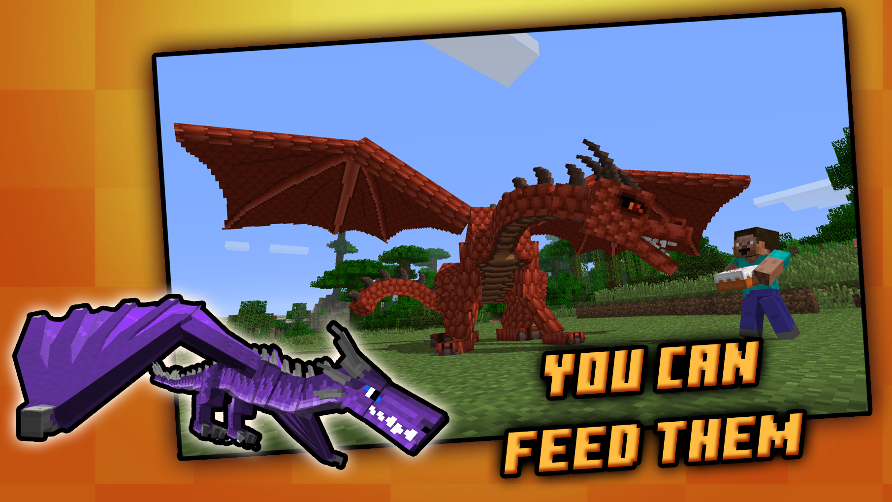 اسکرین شات 5 برنامه DRAGONS mod for Minecraft PE