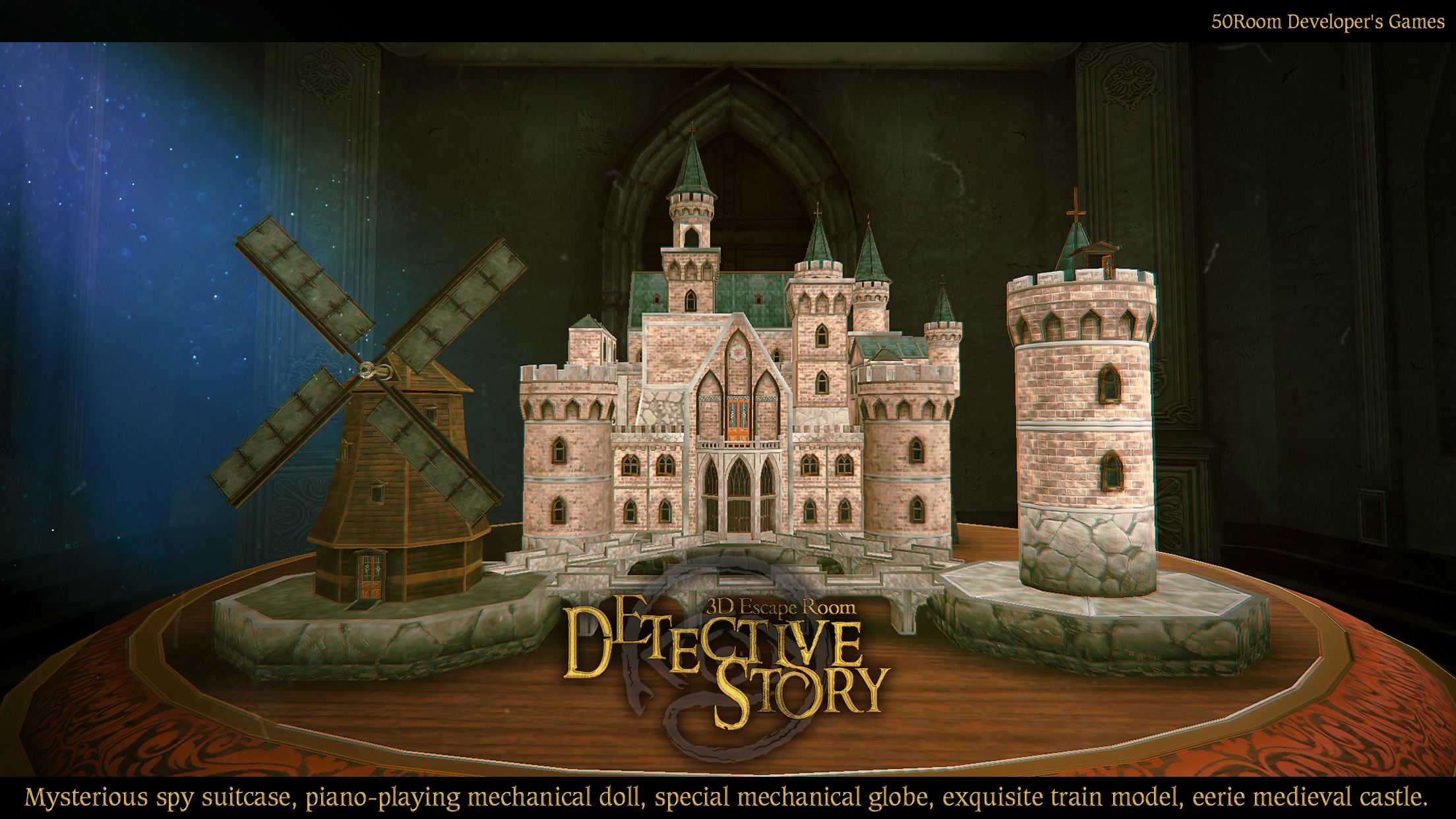 اسکرین شات 1 بازی 3D Escape Room Detective Story