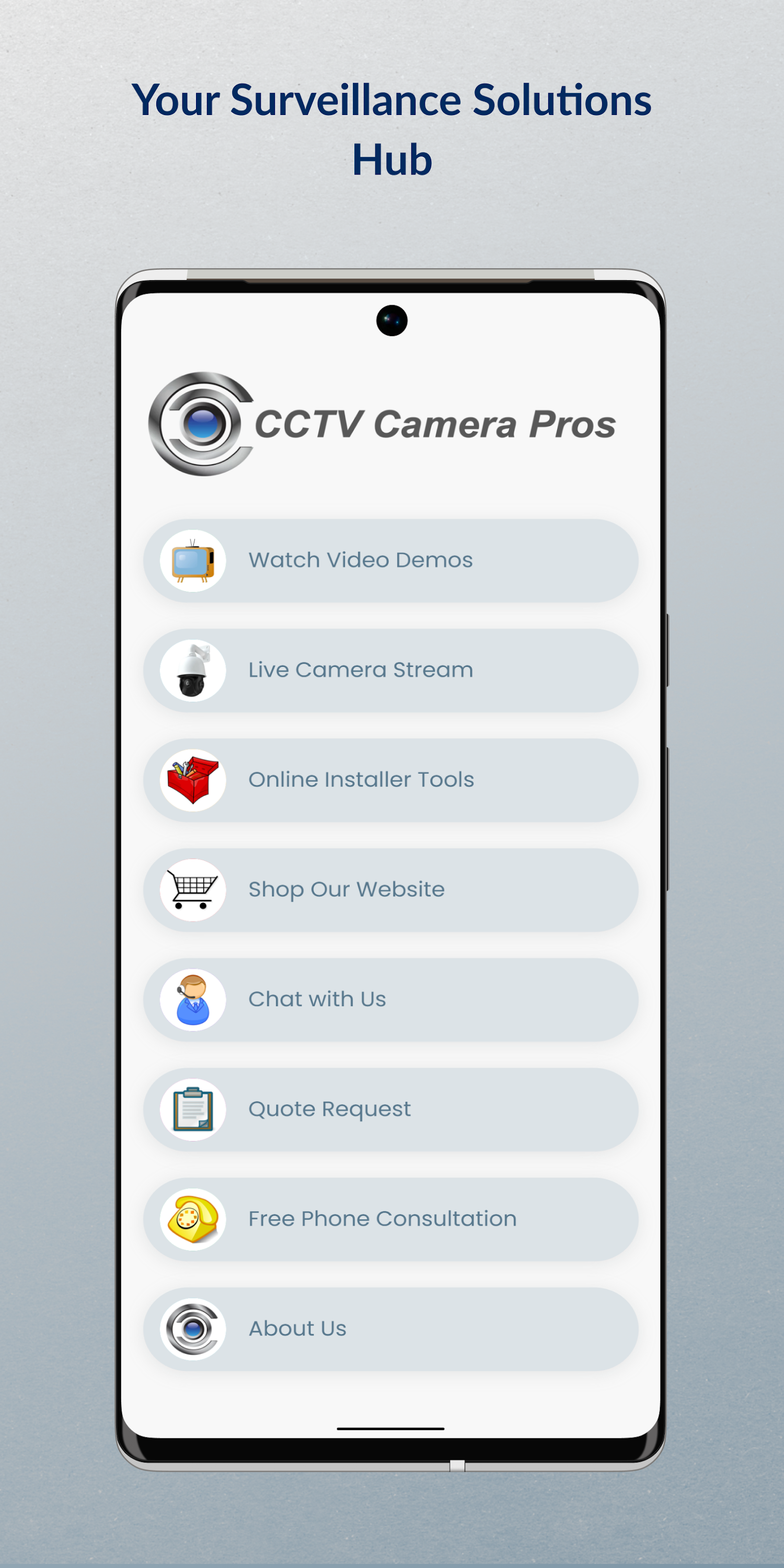 اسکرین شات 1 برنامه CCTV Camera Pros