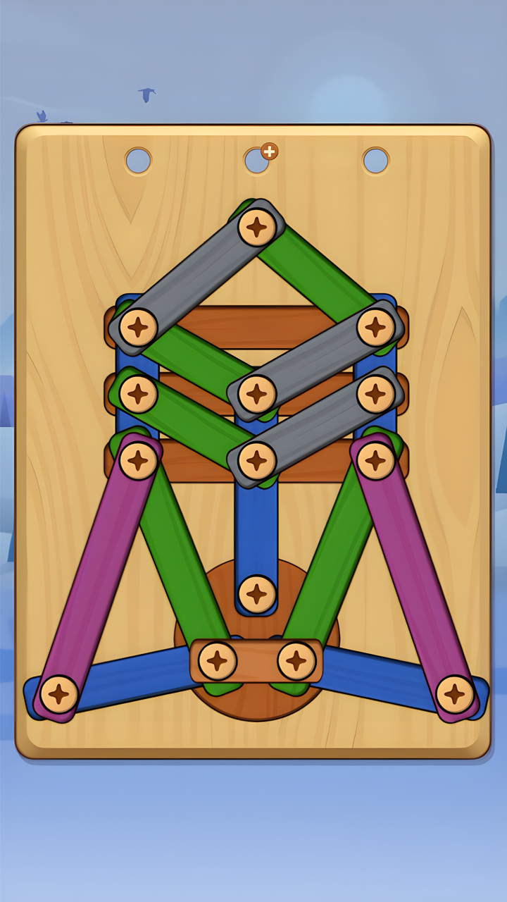 اسکرین شات 6 بازی Nut Bolt Game - Wood & Screw