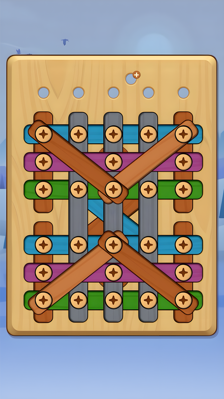 اسکرین شات 3 بازی Nut Bolt Game - Wood & Screw