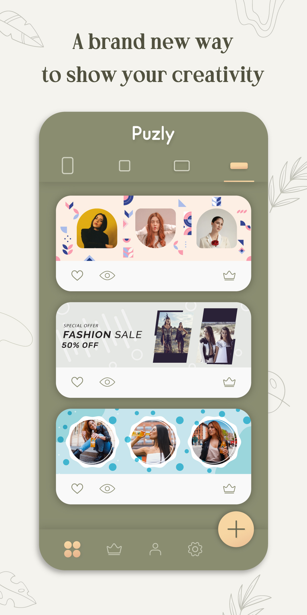 اسکرین شات 4 برنامه Puzzle Grid Post Maker - Puzly