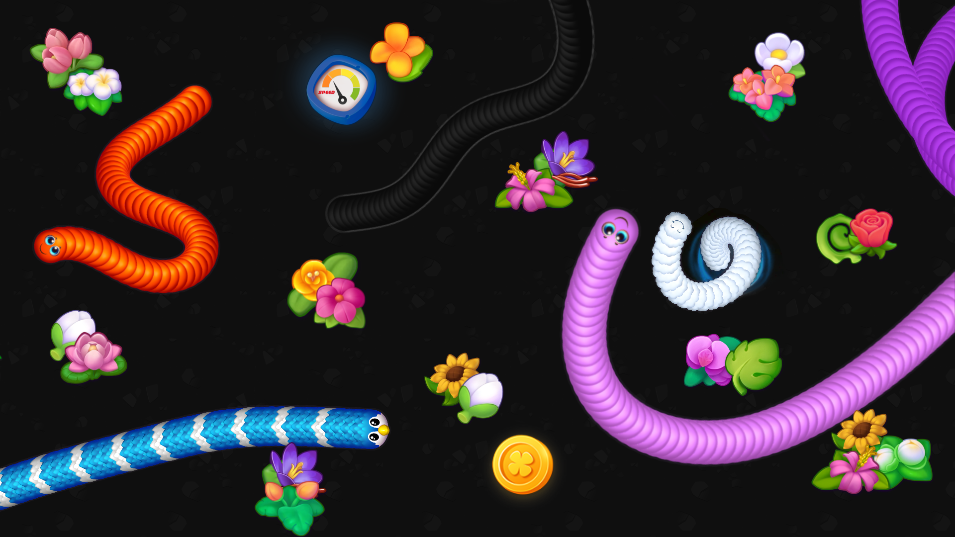 اسکرین شات 6 بازی Snake Game - Worms io Zone