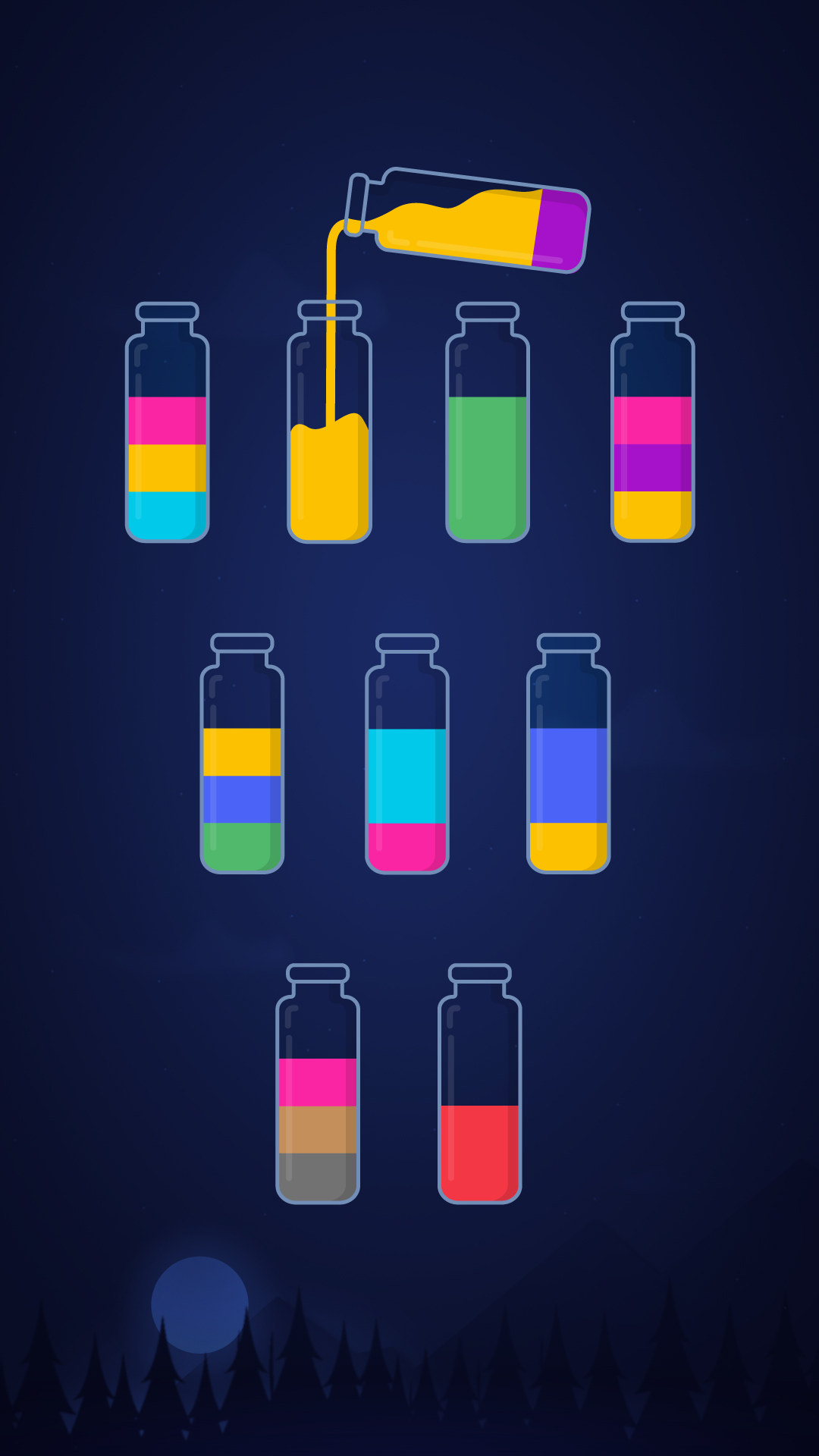 اسکرین شات 4 بازی Water Sort Puzzle Bottle Game