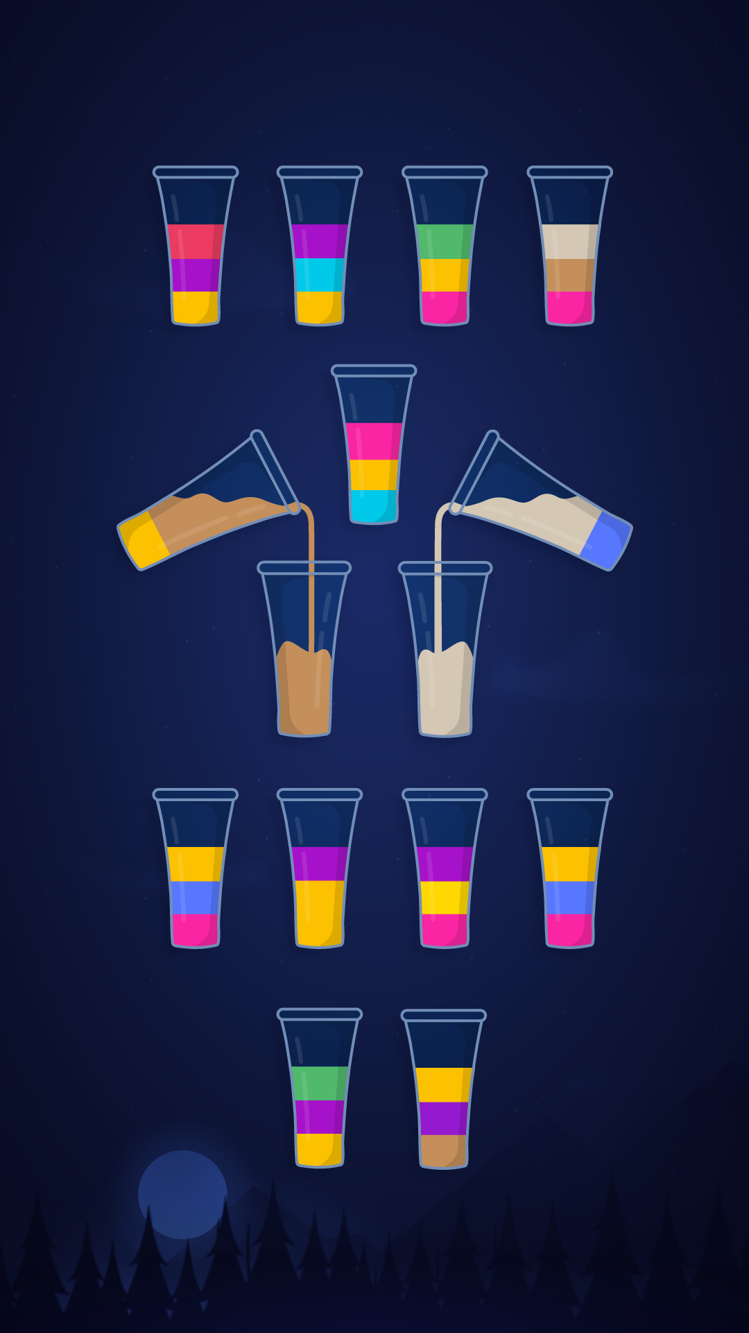 اسکرین شات 5 بازی Water Sort Puzzle Bottle Game