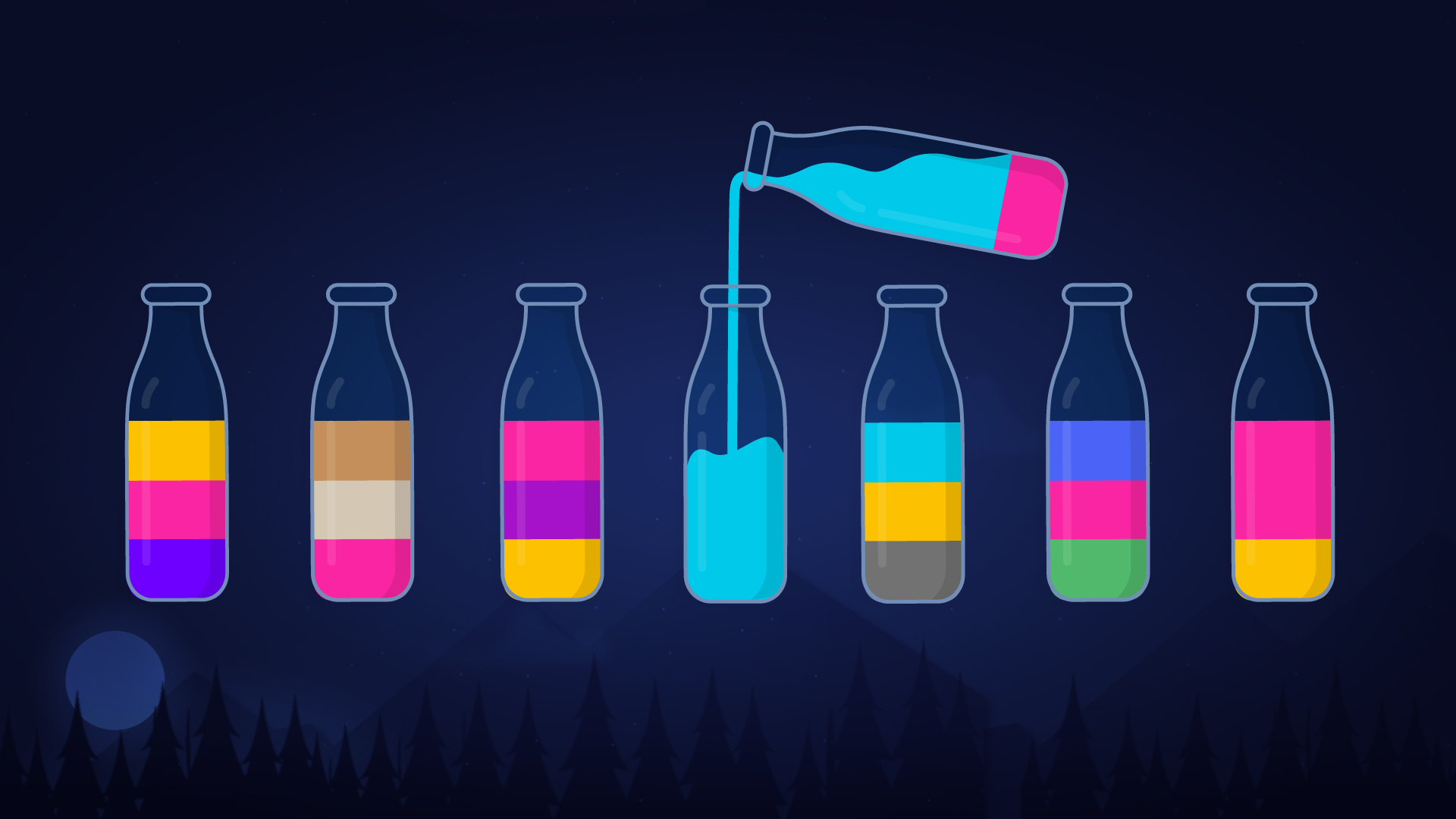 اسکرین شات 7 بازی Water Sort Puzzle Bottle Game