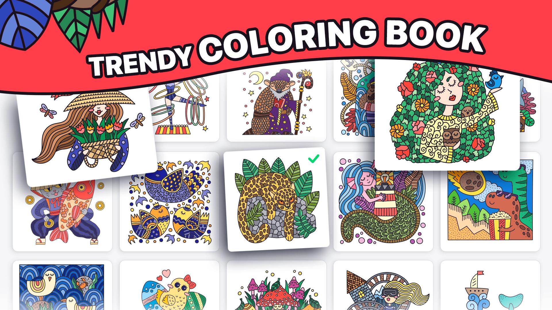 اسکرین شات 2 بازی BATIQ - Color Therapy Book