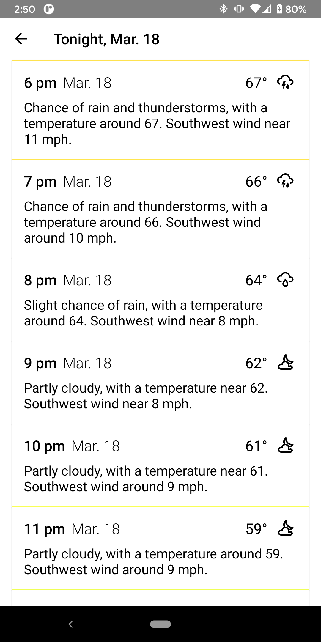 اسکرین شات 4 برنامه RadarX: Weather Radar/Forecast