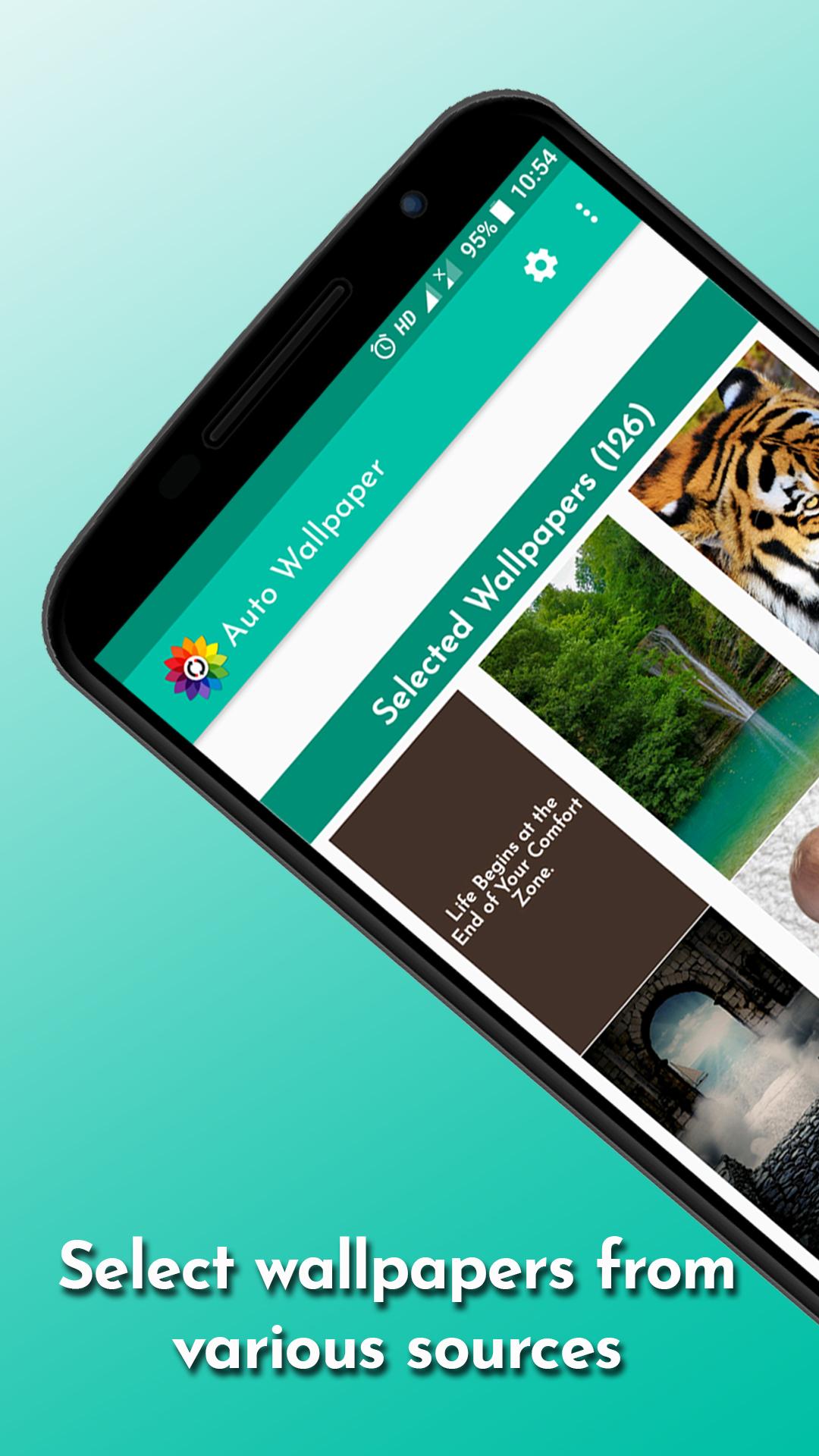 اسکرین شات 1 برنامه Auto Wallpaper