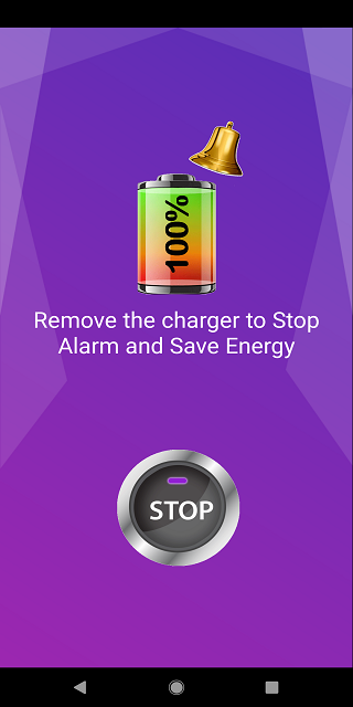 اسکرین شات 4 برنامه Battery 100% Alarm