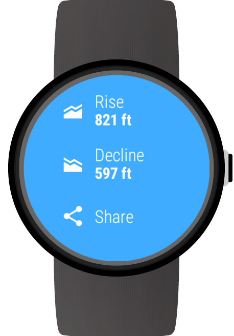 اسکرین شات 3 برنامه Altimeter for Wear OS (Android Wear)