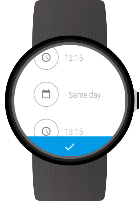 اسکرین شات 3 برنامه Calendar for Wear OS (Android Wear)