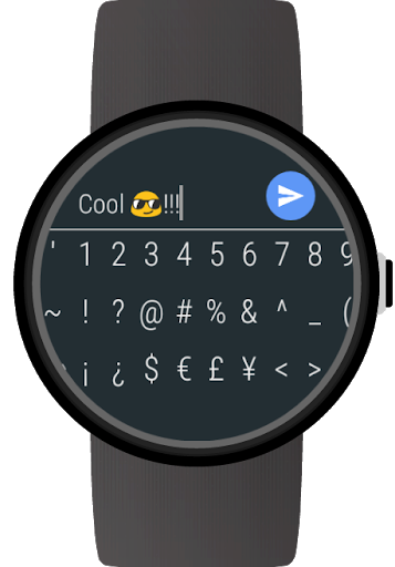 اسکرین شات 7 برنامه Keyboard for Wear OS (Android Wear)