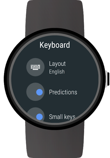 android wear keyboard