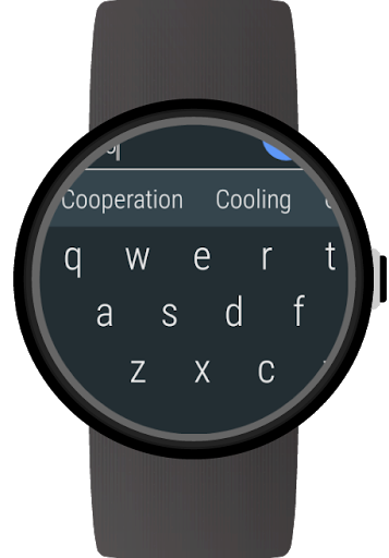 اسکرین شات 5 برنامه Keyboard for Wear OS (Android Wear)