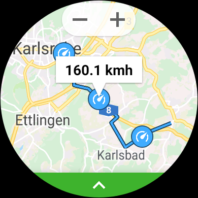 اسکرین شات 1 برنامه Speedometer for smartwatches