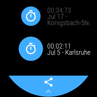 اسکرین شات 2 برنامه Stopwatch for Wear OS watches