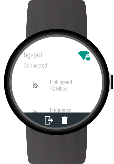 اسکرین شات 7 برنامه Wi-Fi Manager for Wear OS (Android Wear)