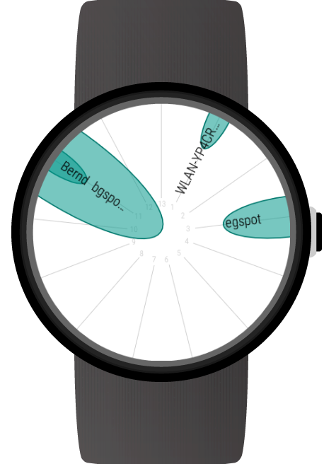 اسکرین شات 4 برنامه Wi-Fi Manager for Wear OS (Android Wear)