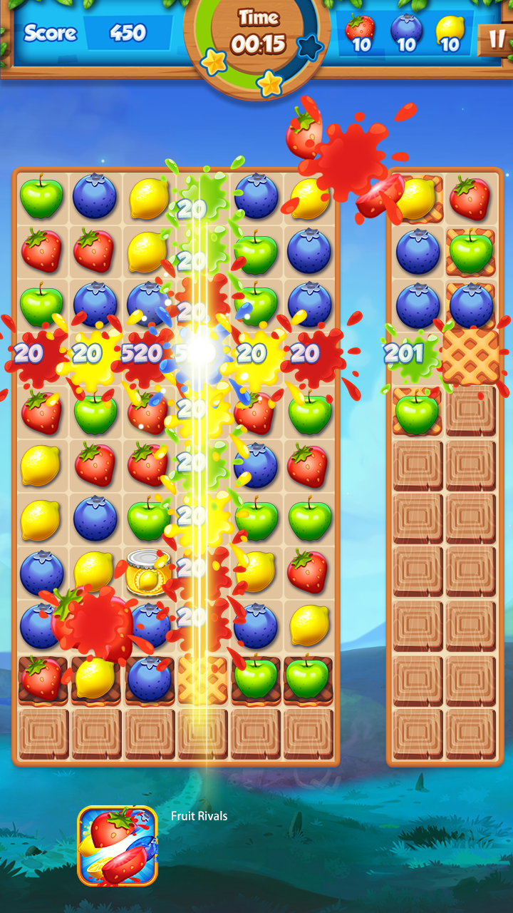 اسکرین شات 3 بازی Fruit Rivals