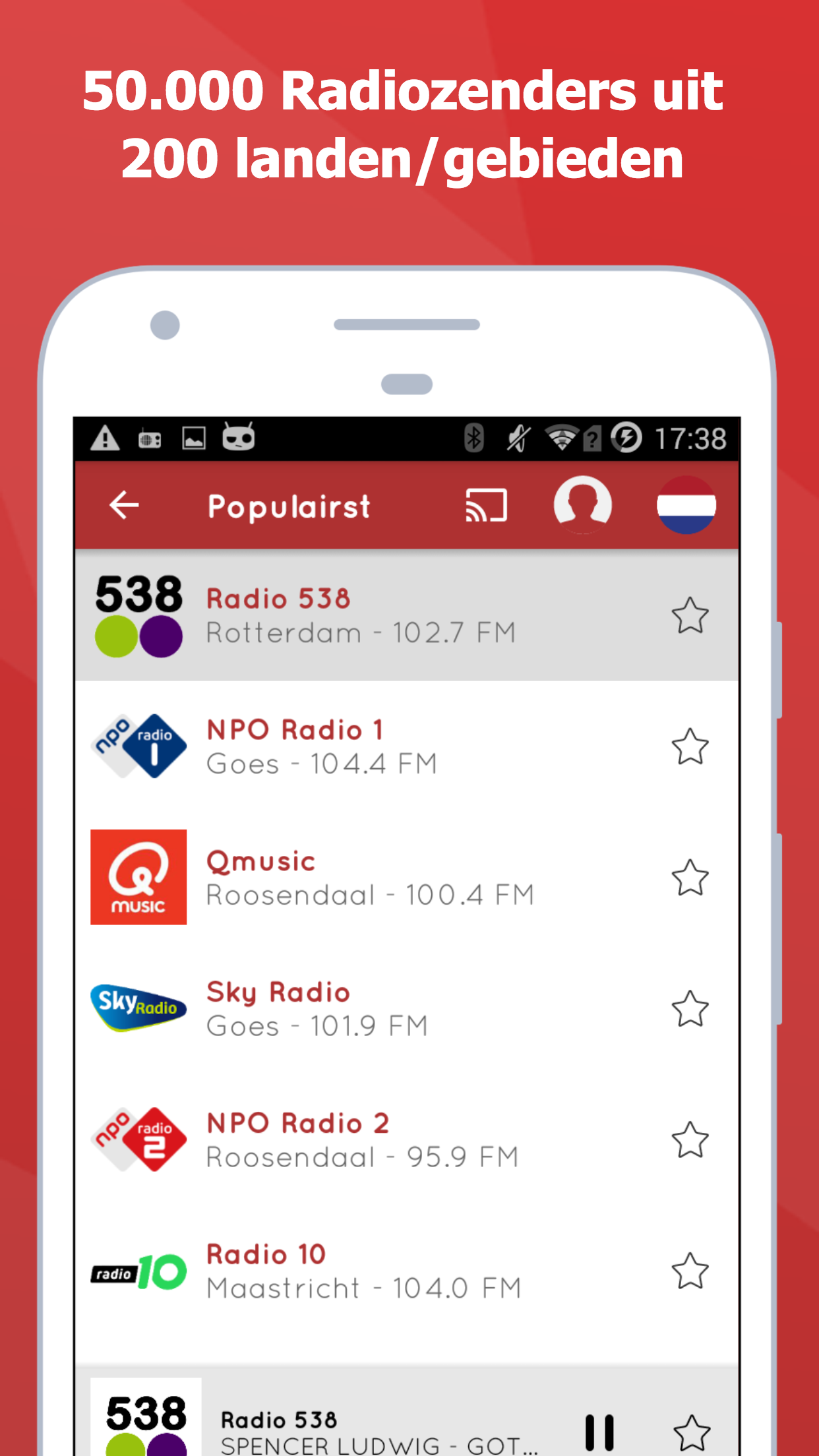 اسکرین شات 2 برنامه myTuner FM Radio Netherlands
