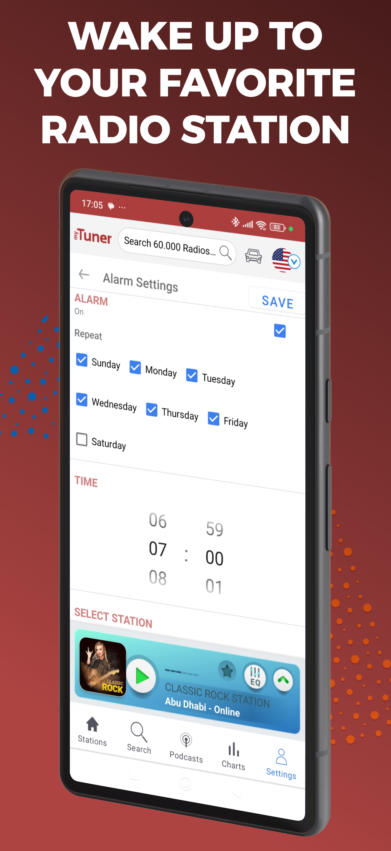 اسکرین شات 5 برنامه myTuner Radio App: FM stations