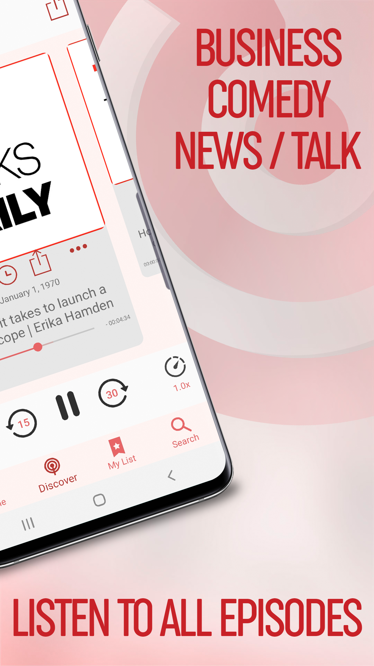 اسکرین شات 3 برنامه Podcasts by myTuner - Podcast