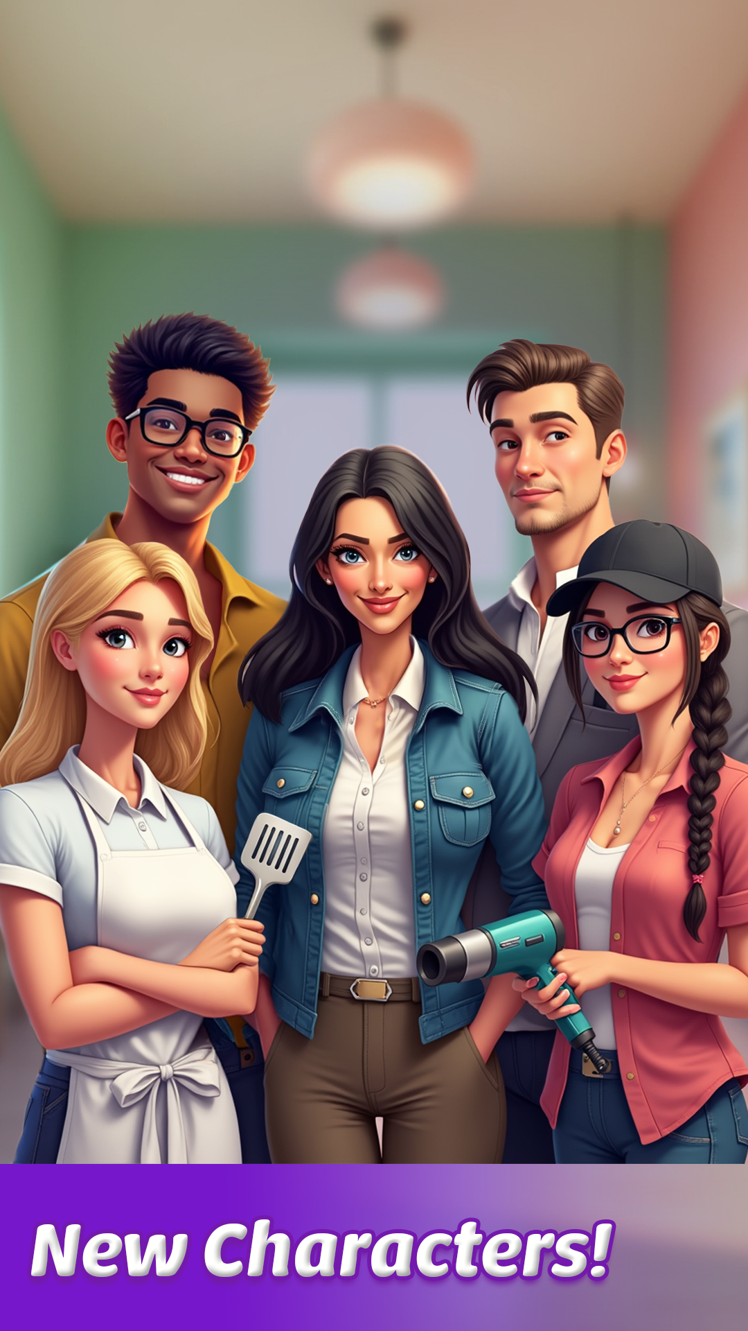 اسکرین شات 8 بازی Style & Makeover: Merge Puzzle