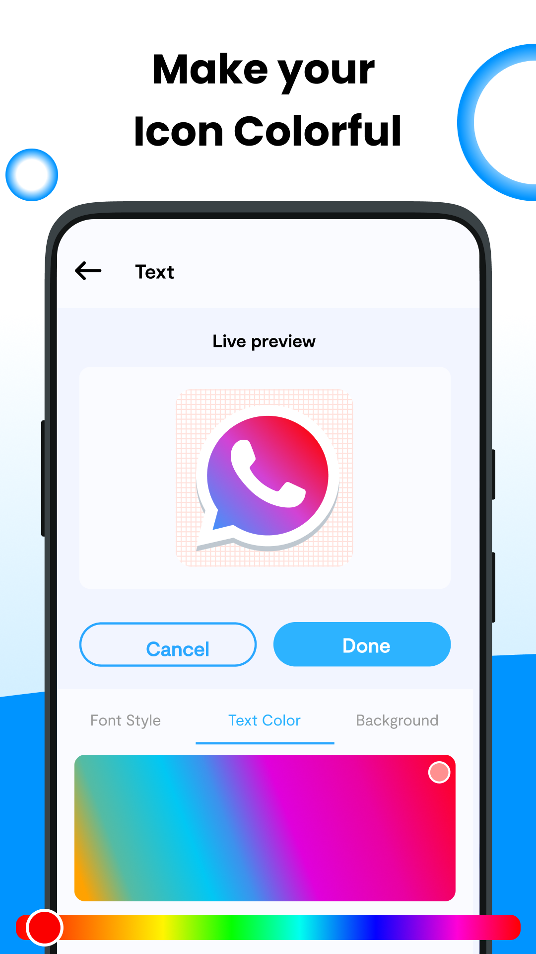 اسکرین شات 3 برنامه Icon changer, Photo vault lock