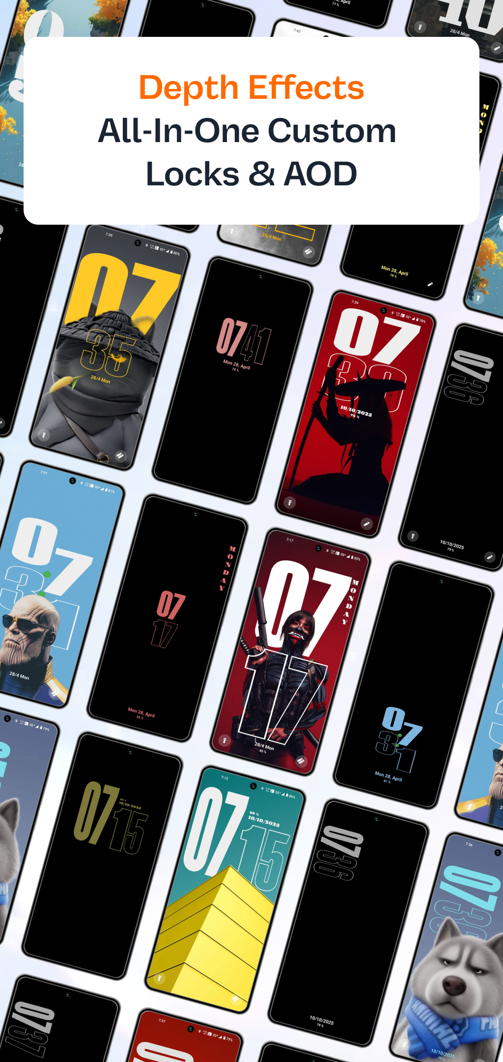 اسکرین شات 8 برنامه HyperLock Screen & AOD