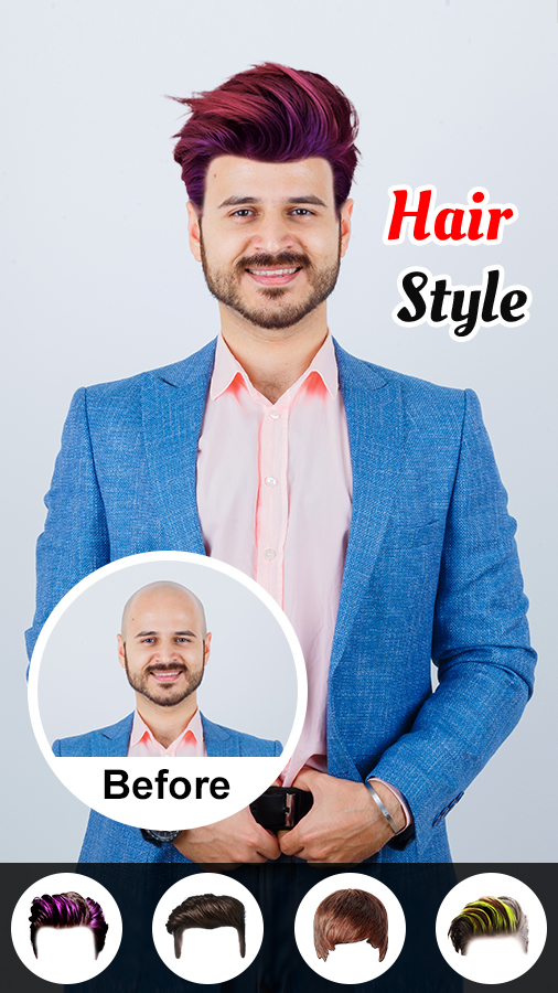 اسکرین شات 3 برنامه Make Me Bald Photo Editor 2024