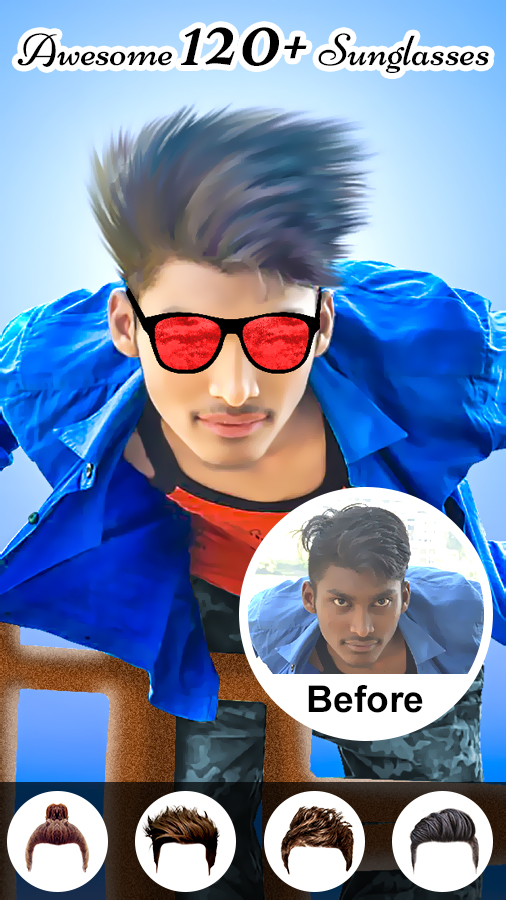 اسکرین شات 2 برنامه Sunglasses Photo Editor 2024