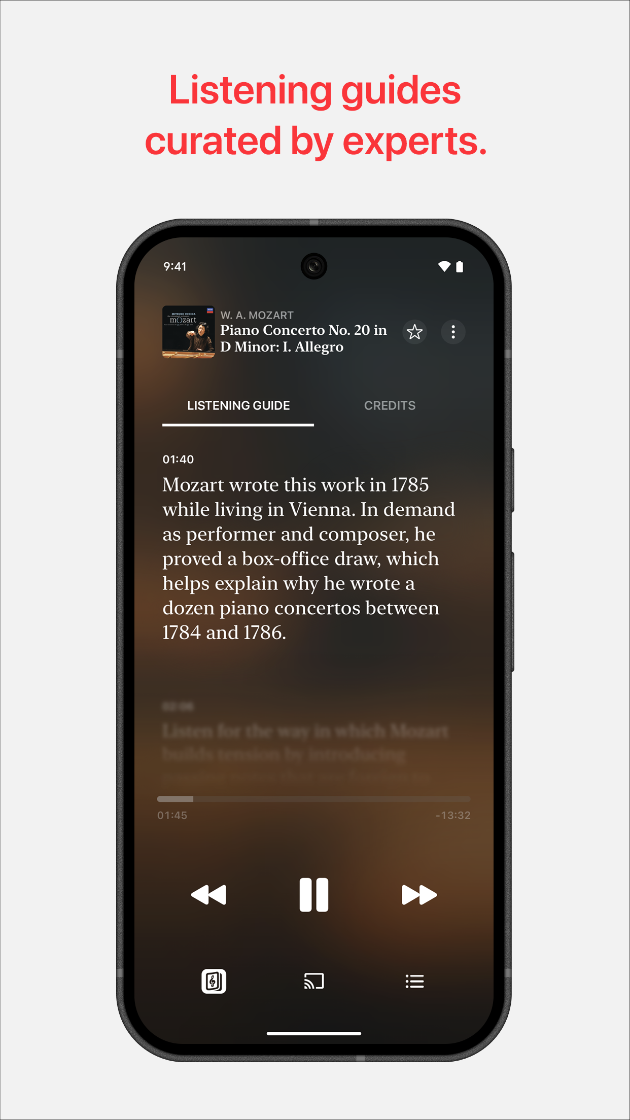 اسکرین شات 5 برنامه Apple Music Classical
