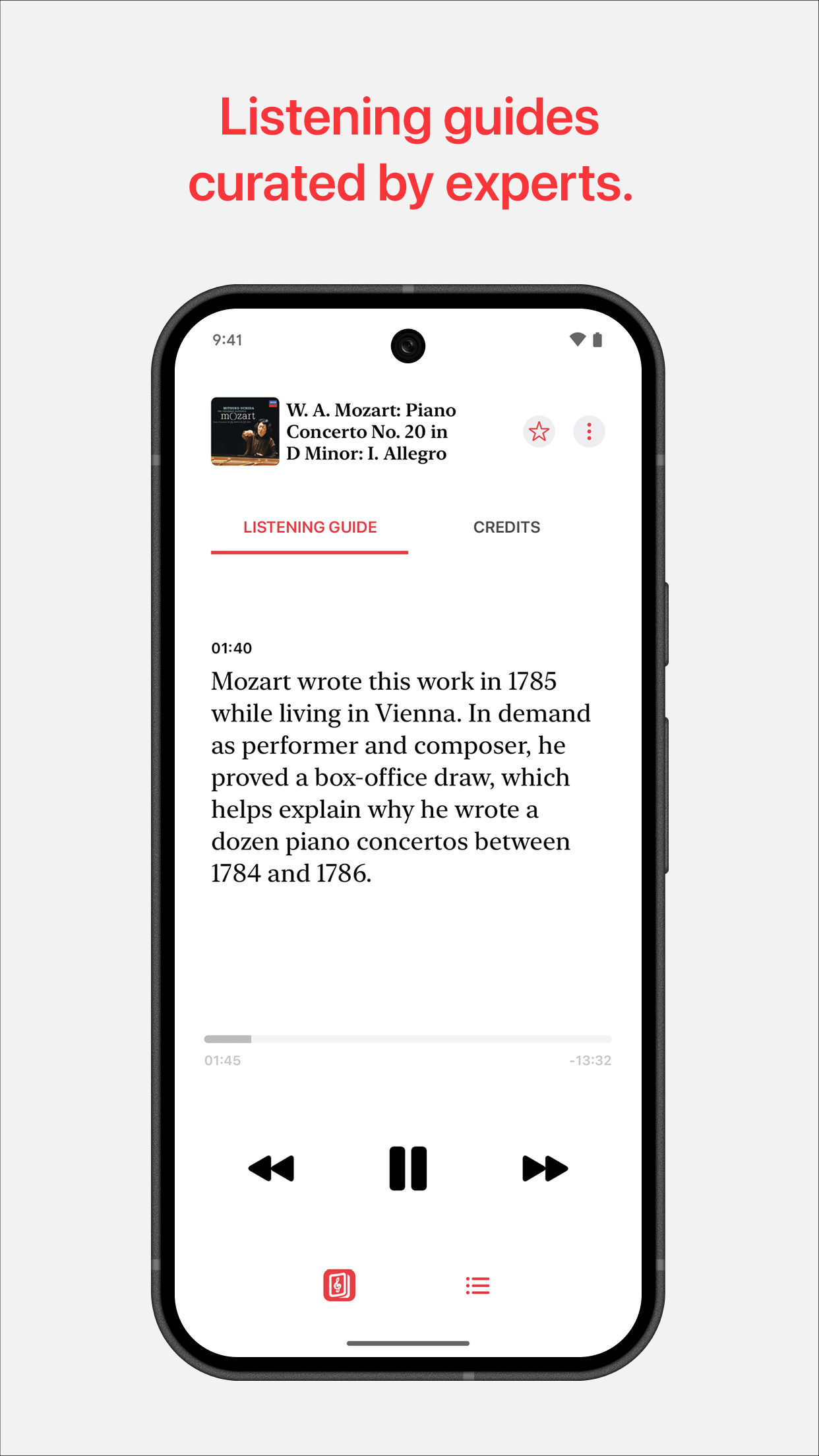 اسکرین شات 5 برنامه Apple Music Classical