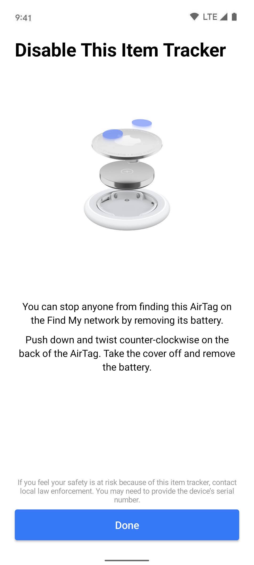 اسکرین شات 6 برنامه Tracker Detect