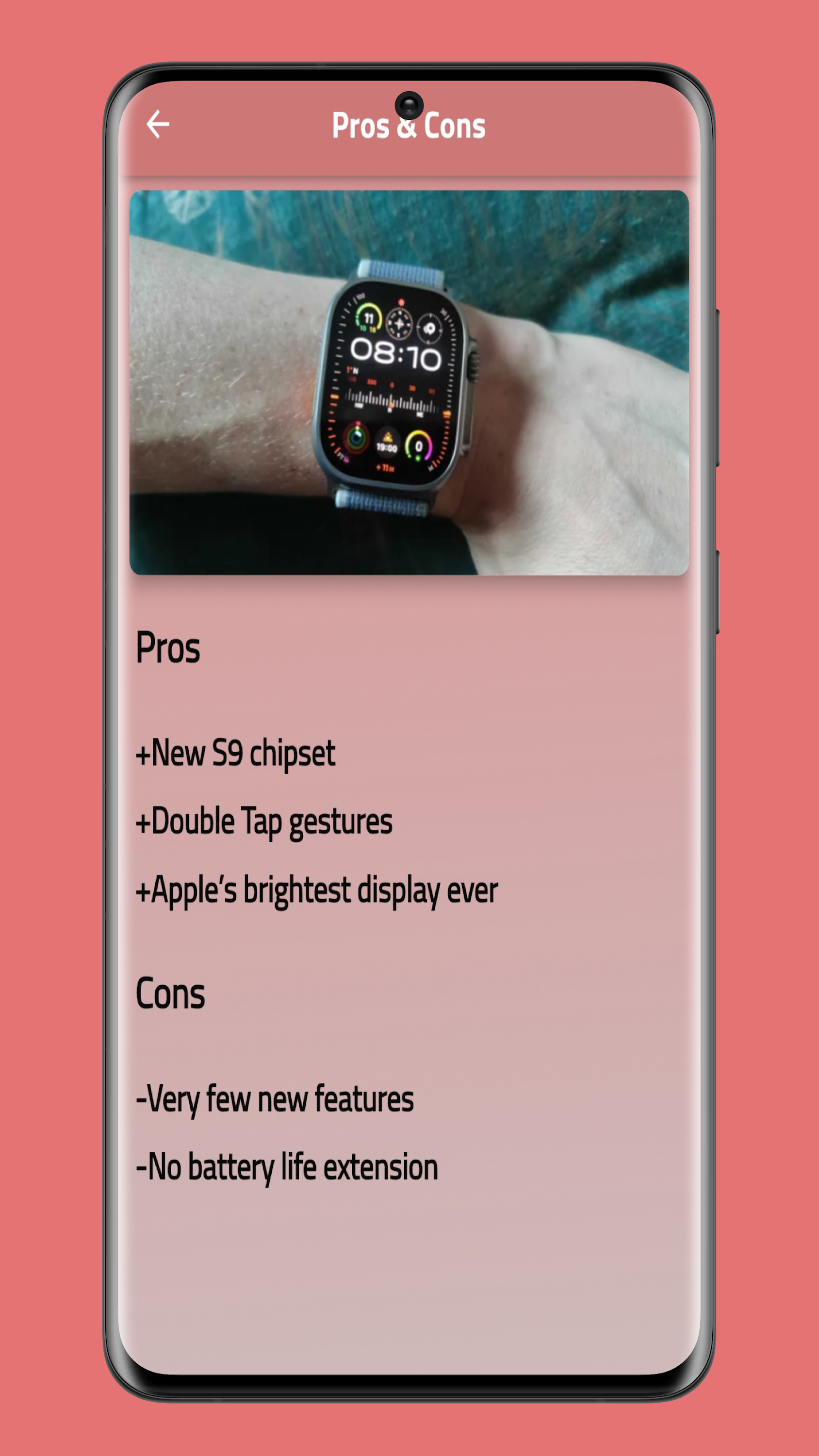 اسکرین شات 3 برنامه Apple Watch Ultra 2 Guide