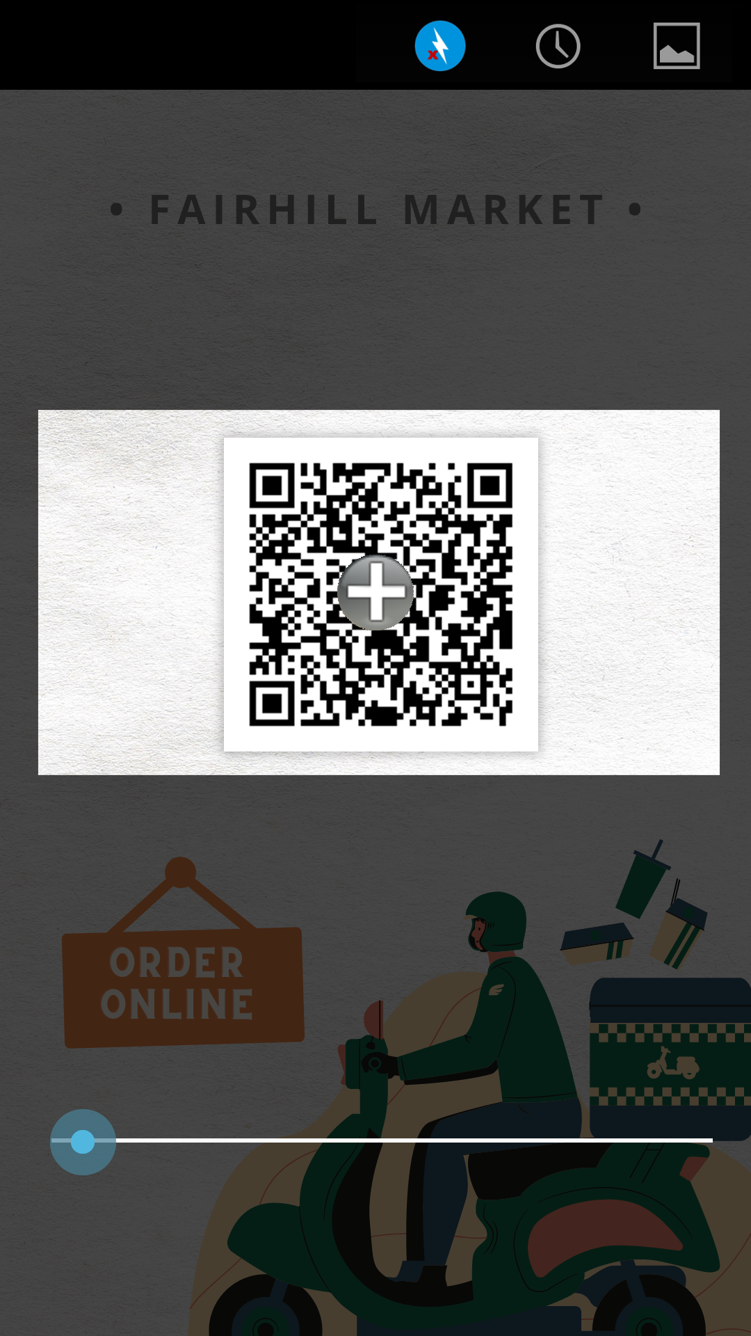 اسکرین شات 1 برنامه Lightning QR code scanner