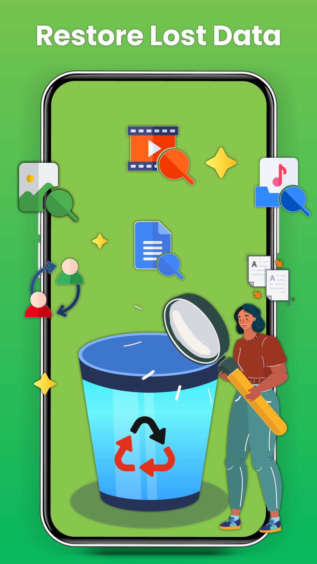 اسکرین شات 1 برنامه Photo Recovery: File Recovery