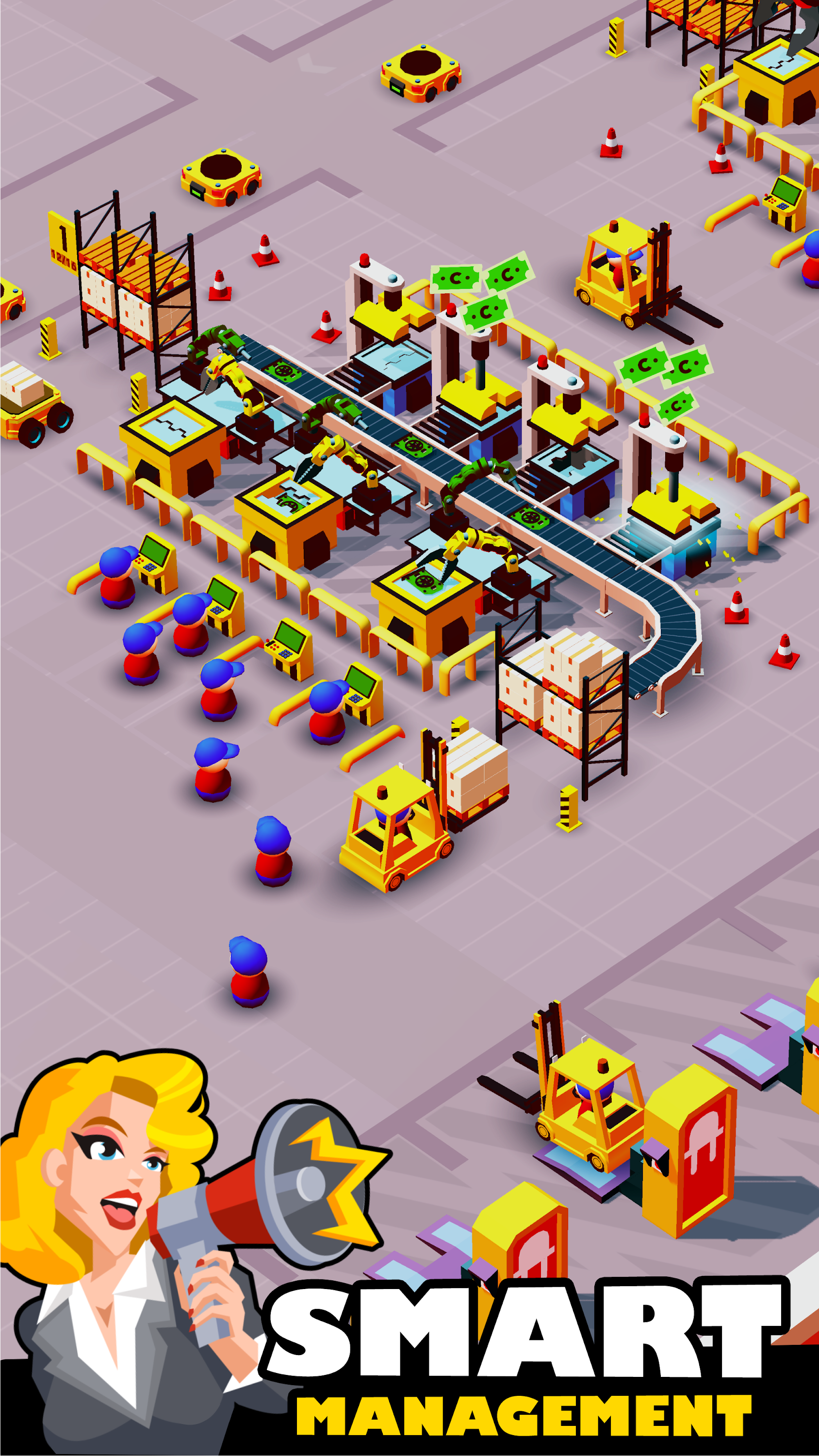 اسکرین شات 1 بازی Idle Smartphone Factory Tycoon