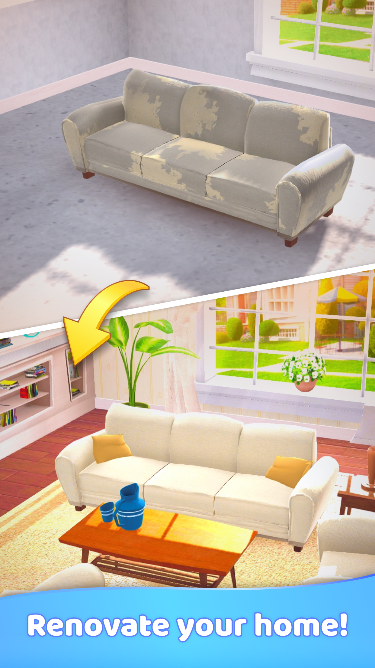 اسکرین شات 3 بازی Merge Decor: Dream Home Design