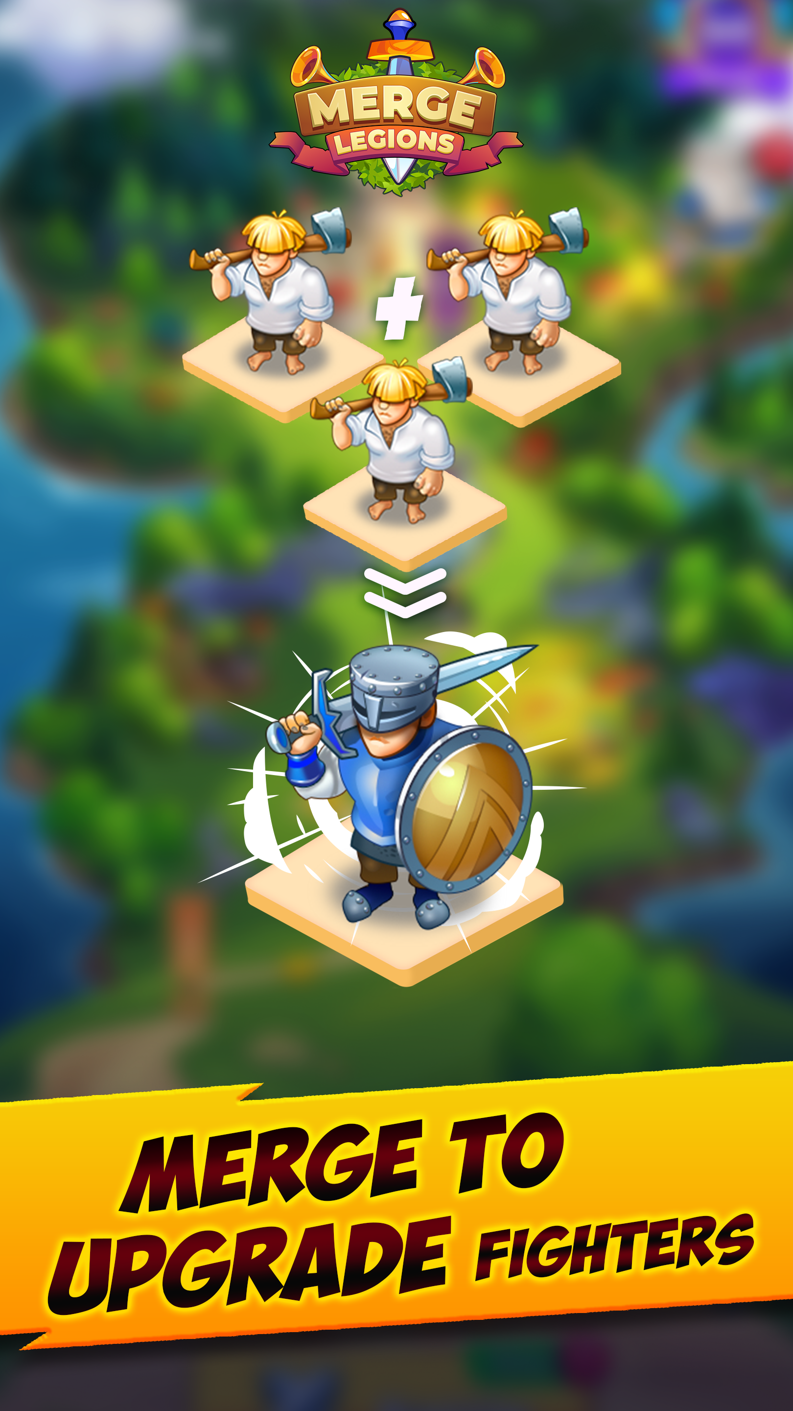 اسکرین شات 4 بازی Merge Legions: War Battle Game