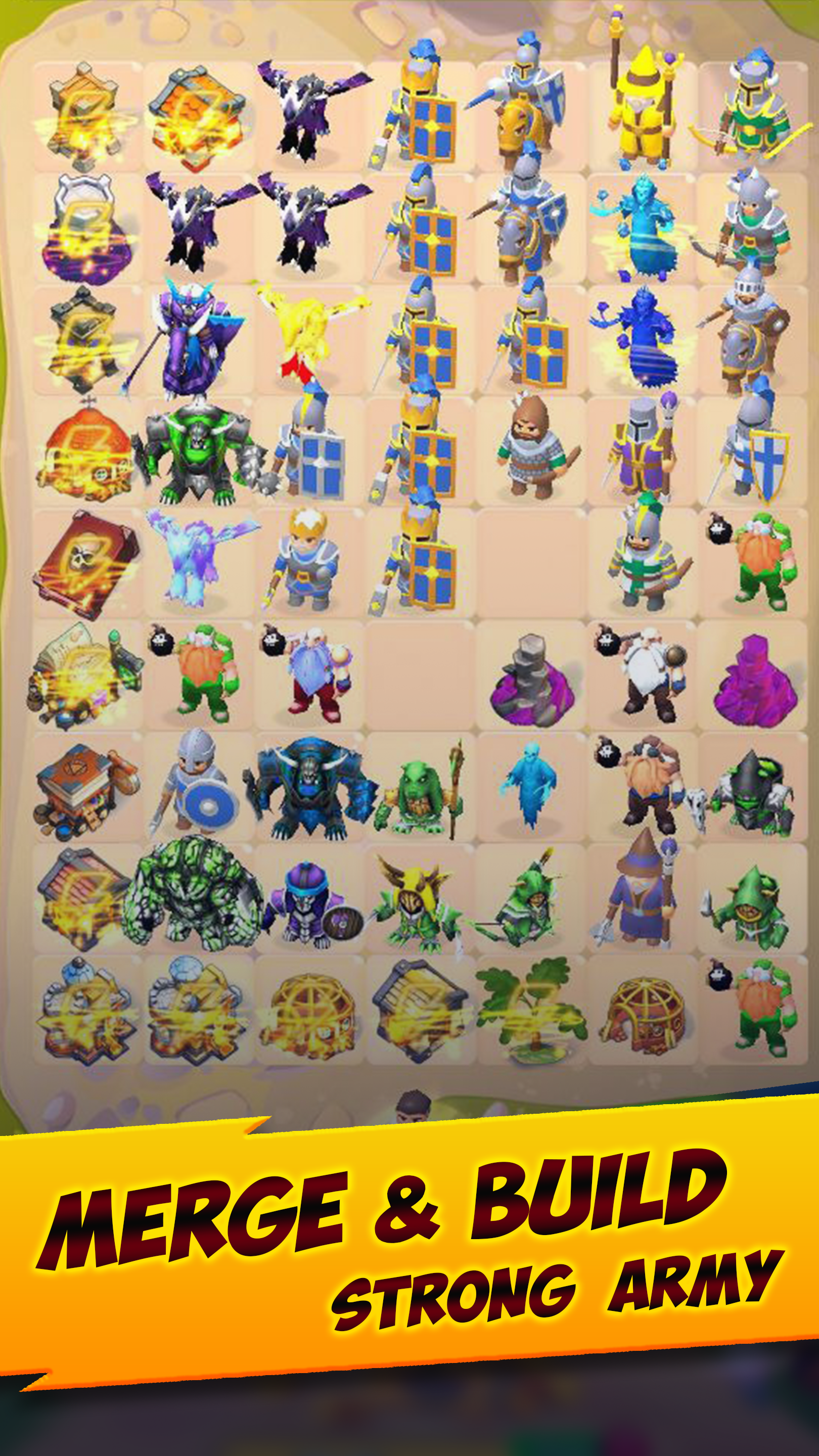 اسکرین شات 2 بازی Merge Legions: War Battle Game