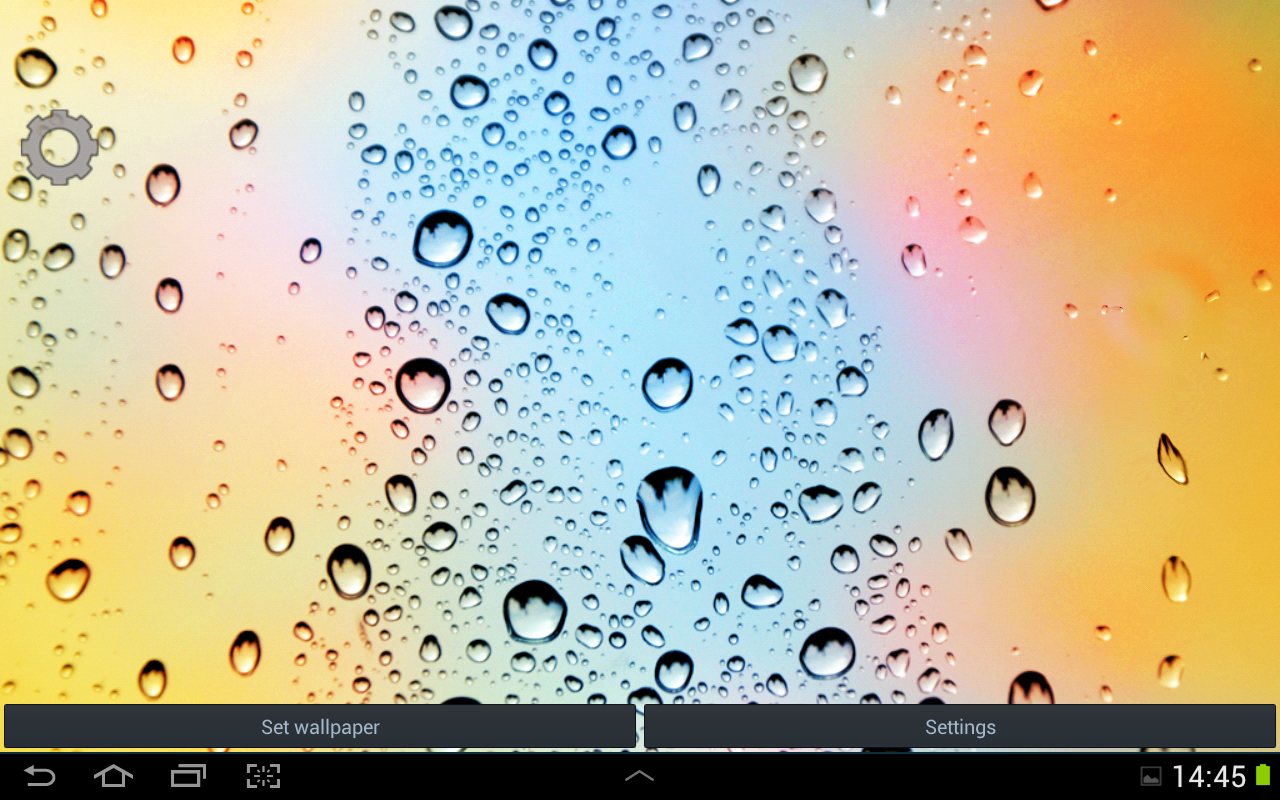 اسکرین شات 2 برنامه Rainy Fall Live Wallpaper